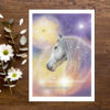 Art Prints Eenhoorn schilderij 'Unicorn Galaxy' [te koop]